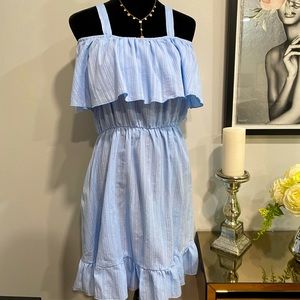NWT Summer Light Blue Dress, Size 8